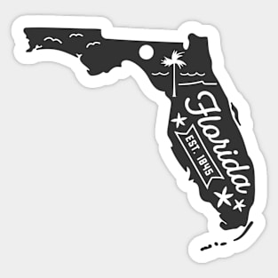 State of Florida Graphic Tee Sticker